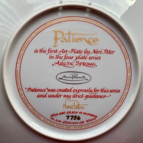 Vintage Nori Peter Collectible Plate - Picture 3 of 4